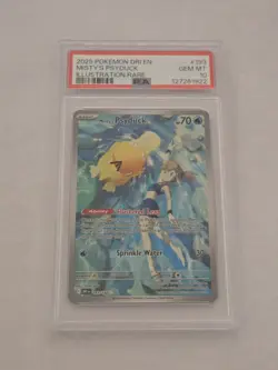 Pokemon TCG Misty's Psyduck Destined Rivals 193/182 Psa 10 Gem Mint - Image 1