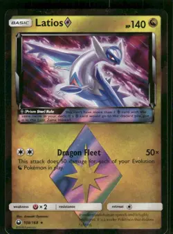 Latios Prism Star 108/168 Prism Rare Holo NM Pokemon SM - Celestial Storm - Image 1