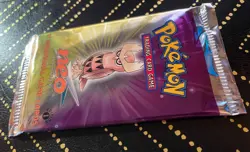 2002 Pokemon 1st Edition Neo Destiny Booster Pack Noctowl Art New SEALED - Image 3