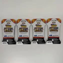 Pokemon Scarlet & Violet Surging Sparks Sleeved Booster Pack Set - 4 Pack Arts - Image 2