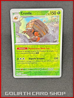 Crustle 012/182 Reverse Holo - Sv10: Destined Rivals Pokemon TCG - NM - Image 1