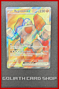 Regirock ex 214/182 Ultra Rare - Sv10: Destined Rivals Pokemon TCG - NM - Image 1