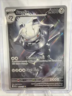Pokemon TCG Mega Evolution Steelix Holo 150/132 Illustration Rare - Image 1