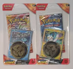 Pokemon Surging Sparks Checklane Blister pack pair Wooper & Pachirisu - Set of 2 - Image 1