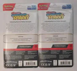 Pokemon Surging Sparks Checklane Blister pack pair Wooper & Pachirisu - Set of 2 - Image 2