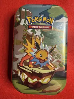 Pokemon Scarlet & Violet Prismatic Evolutions Mini Tin - Jolteon Factory SEALED - Image 1