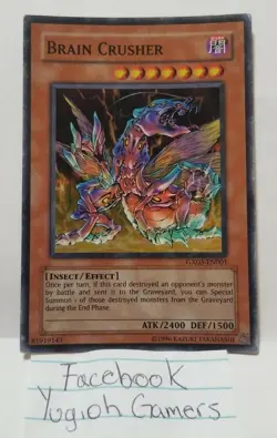 YUGIOH BRAIN CRUSHER GX03-EN001 PLAYED SUPER - Image 1