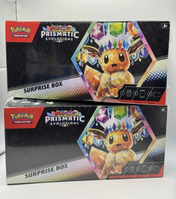 Pokemon TCG Scarlet & Violet Prismatic Evolutions Surprise Box Sealed Lot Of 2 - Image 1