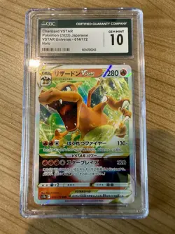 Pokemon TCG Charizard VSTAR 14 JP VSTAR Universe Holo CGC GEM MINT 10 - Image 1