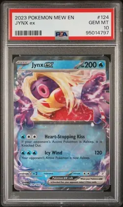 2023 Pokemon Mew EN 151 - Jynx ex #124/165 - PSA GEM MINT 10 - Image 2