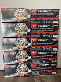 Pokemon TCG Scarlet & Violet Prismatic Evolutions Surprise Box SEALED Lot Of 10! - Image 1