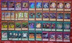 Yugioh Cyber Dragon Deck 44 Cards *Chimeratech Overdragon* Cyberdark - Image 1
