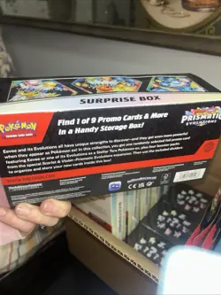 Pokemon TCG Scarlet & Violet Prismatic Evolutions Surprise Box SEALED Lot Of 2 - Image 4