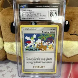 CGC 8.5 Finalist Tropical Wind 2009 DP48 Pokemon World Championship Promo Mint - Image 1
