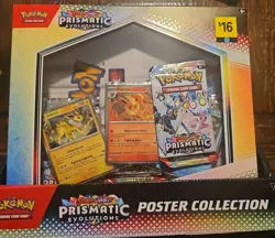 *** Pokemon Prismatic Evolutions Poster Collection Sealed Display Set-6 Boxes*** - Image 1