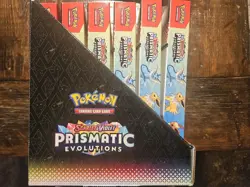 *** Pokemon Prismatic Evolutions Poster Collection Sealed Display Set-6 Boxes*** - Image 3