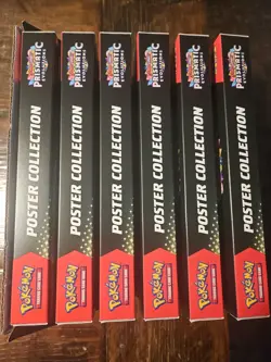 *** Pokemon Prismatic Evolutions Poster Collection Sealed Display Set-6 Boxes*** - Image 4