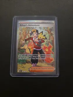 Pokemon Destined Rivals- #236 Ethan's Adventure Special Illustration Rare - Image 1
