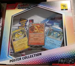 Pokemon Scarlet & Violet Prismatic Evolutions Poster Collection LOT OF 6 SEALED - Image 1