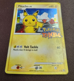 Pikachu - 7/16 - Pokemon Rumble - Holo Stamped - Pokemon TCG 2009 -LP to MP - Image 1