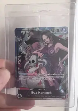 One Piece TCG Boa Hancock PSA Magazine SEALED Promo Card In PSA Protector - Image 1