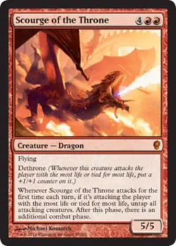 Scourge of the Throne - Medium Play MTG Conspiracy - Image 1