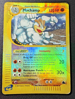 Machamp 16/144 Skyridge Pokemon Card Reverse Holo Foil Rare HP - Image 1