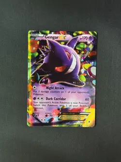 Pokemon Gengar EX TCG Phantom Forces Ultra Rare Holo Card 34/119 - Image 1