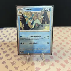 Pokemon Cards Glaceon SVP 171 Holo Promo Nr Mint Card - Image 1
