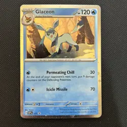 Pokemon Cards Glaceon SVP 171 Holo Promo Nr Mint Card - Image 2
