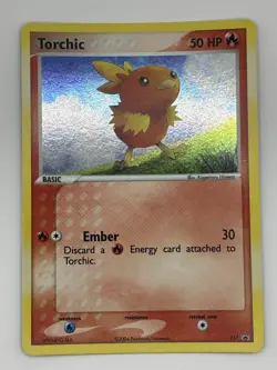 Pokemon Torchic 017 Holo Rare Black Star Promo TCG Card LP #017 - Image 1