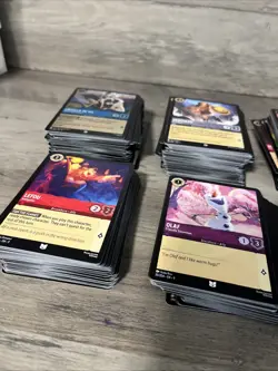 Disney Lorcana TCG 600+ Card Lot Common, Uncommon, Rare With Foil and Non-Foil - Image 2