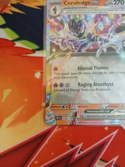 Ceruledge ex 036/191 Prize Pack Series Promo Stamped Card Holo Pokemon - Image 5