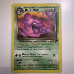 Pokemon TCG Dark Muk Team Rocket Card 41/82 Regular LP - Image 1