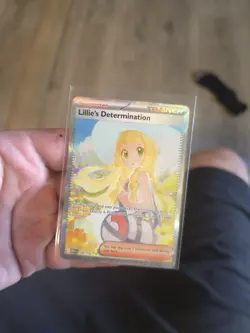 Lillie’s Determination Pokemon Card SIR 184/132 Mega Evolutions English - Image 1