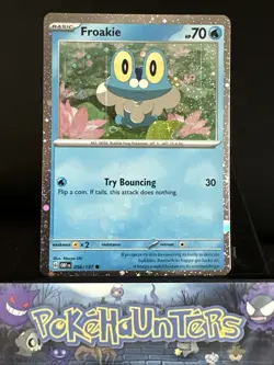 Pokemon Card Froakie 056/197 Obsidian Flames Cosmos Holo Rare NM - Image 1