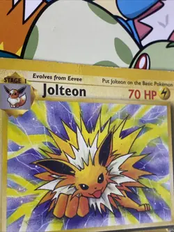 Jolteon 20/64 Pokemon Card TCG Jungle Unlimited Non Holo Rare MP - Image 3