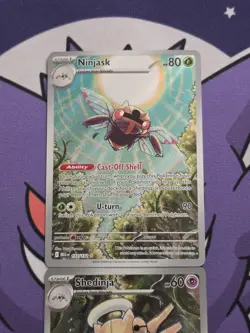 Pokemon TCG Shedinja / Ninjask IR Mega Evolution Connecting Art - 2 Card Set NM - Image 2