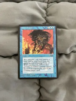 Magic The Gathering Force Of Will Alliances Lightly Played MTG - Image 1