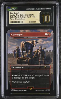 GOBLIN BOMBARDMENT Secret Lair Cow-tapult Monty Python CGC Pristine 10 MTG - Image 1