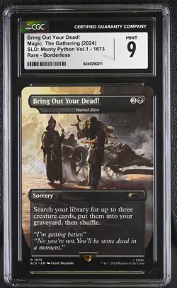 BURIED ALIVE Secret Lair Bring Out Your Dead! Monty Python CGC 9 MTG - Image 1