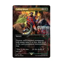 WOTC MtG WPN & Gateway Promos Culling Ritual (P) (Foil) NM - Image 1