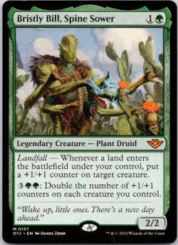 Bristly Bill, Spine Sower 157 Outlaws of Thunder Junction NM MTG - Image 1