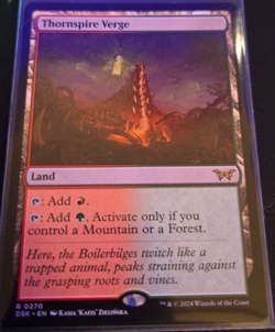 Thornspire Verge Rare Land Duskmourn: House of Horror - Image 1