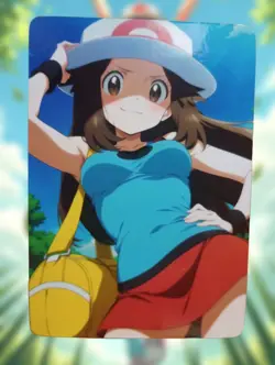 Leaf Pokemon Anime Waifu Sexy Goddess Doujin Hentai Lewd Card - Image 1