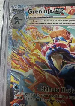 2024 POKEMON GRENINJA EX TWILIGHT MASQUERADE SPECIAL ILLUSTRATION #214/167! MINT - Image 2