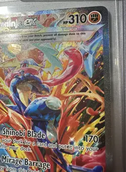 2024 POKEMON GRENINJA EX TWILIGHT MASQUERADE SPECIAL ILLUSTRATION #214/167! MINT - Image 3