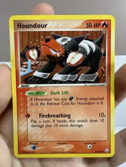 Pokemon Houndour Team Rocket Returns 60/109 Common Non Holo - Image 2