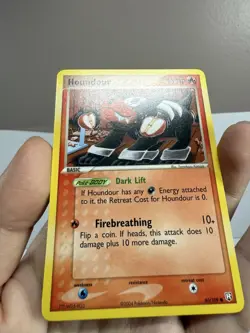 Pokemon Houndour Team Rocket Returns 60/109 Common Non Holo - Image 5