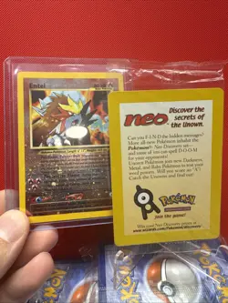 SEALED Entei WotC Black Star Promo 34 Holo Pokemon TCG - Image 1